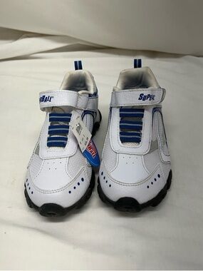 Wham-o SuperBall Kids Hook-and-Loop Athletic Cleats Sneakers Size 1